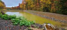 Puritan holding pond
